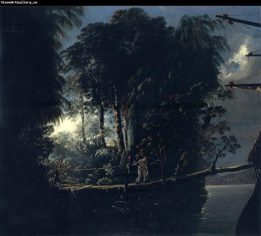 unknow artist View of Pickersgill Harbour,Dusky Bay Sound,New Zealand,April 1773